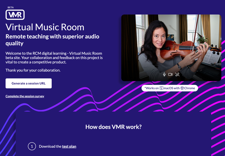 RCM Virtual Music Room